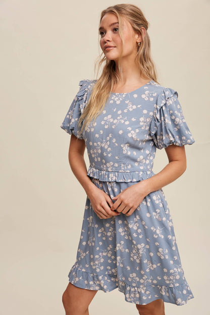 Daisy Ruffle Mini Dress
