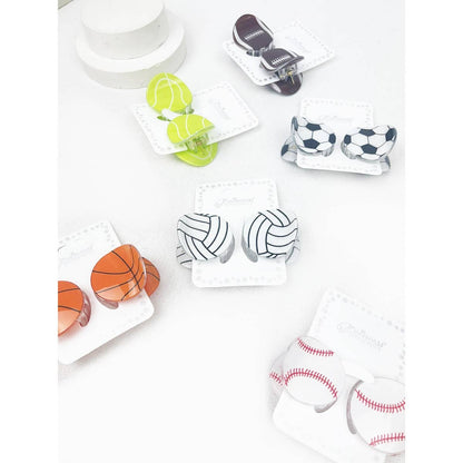 Sports Ball Theme Claw Clips