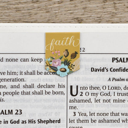 Christian Art Gifts - Magnetic Bookmark Set Petite Faith, Hope, Love