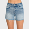 HIGH RISE COMFORT SHORT W/ FRAYED HEM