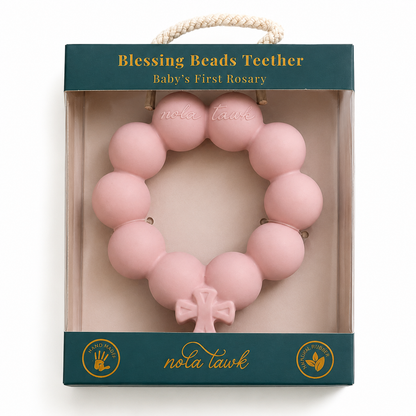 Nola Tawk - Pink Blessing Beads Teether