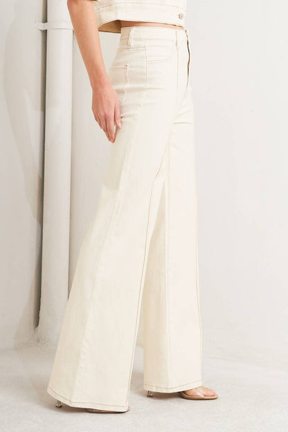 FLYING TOMATO - A twill pant - FP1795T-E