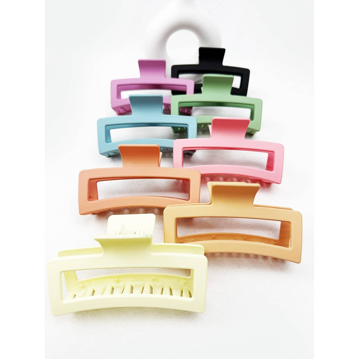 Extra Large Matte Rectangle Hair Claw