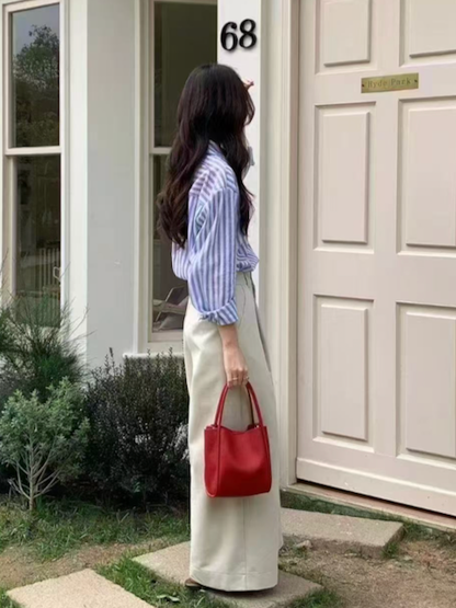 Pretty Persuasions - P25014 Small Tote/Crossbody Bag w/Cosmetic Pouch