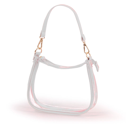 Desden - The Clara Clear Purse by Desden in White
