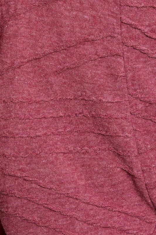 GILLI - LONG SLEEVE BACK OVERLAP TOP