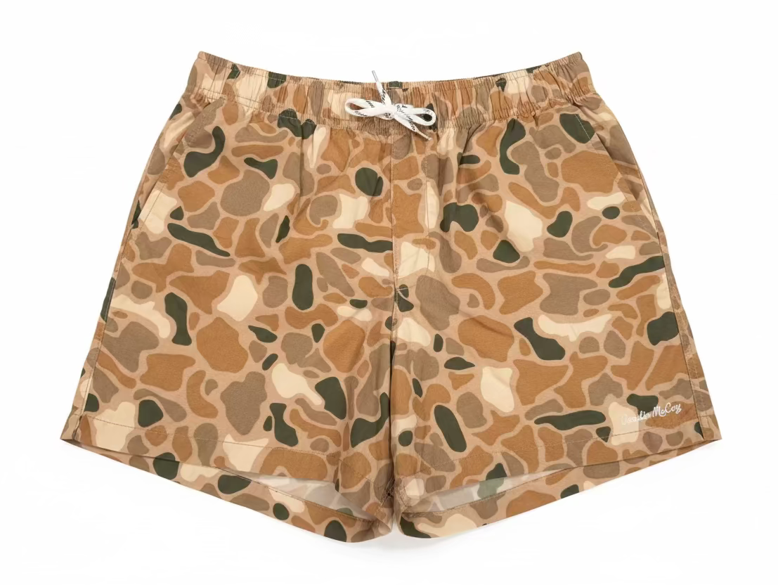 Cardin McCoy - Kids' Brown Camo Performance Shorts