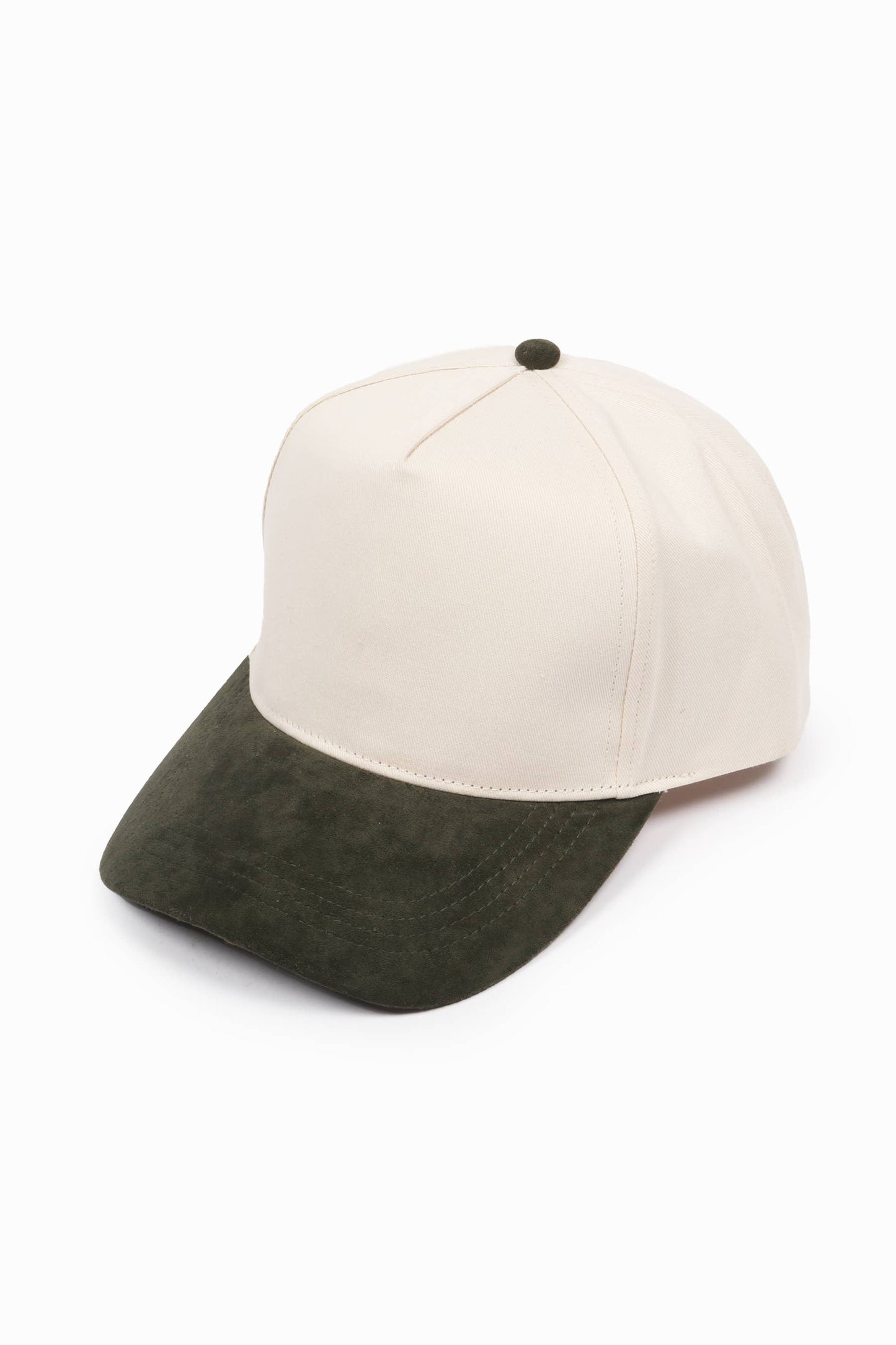 David And Young - SUEDE BRIM 5 Panel Baseball Cap