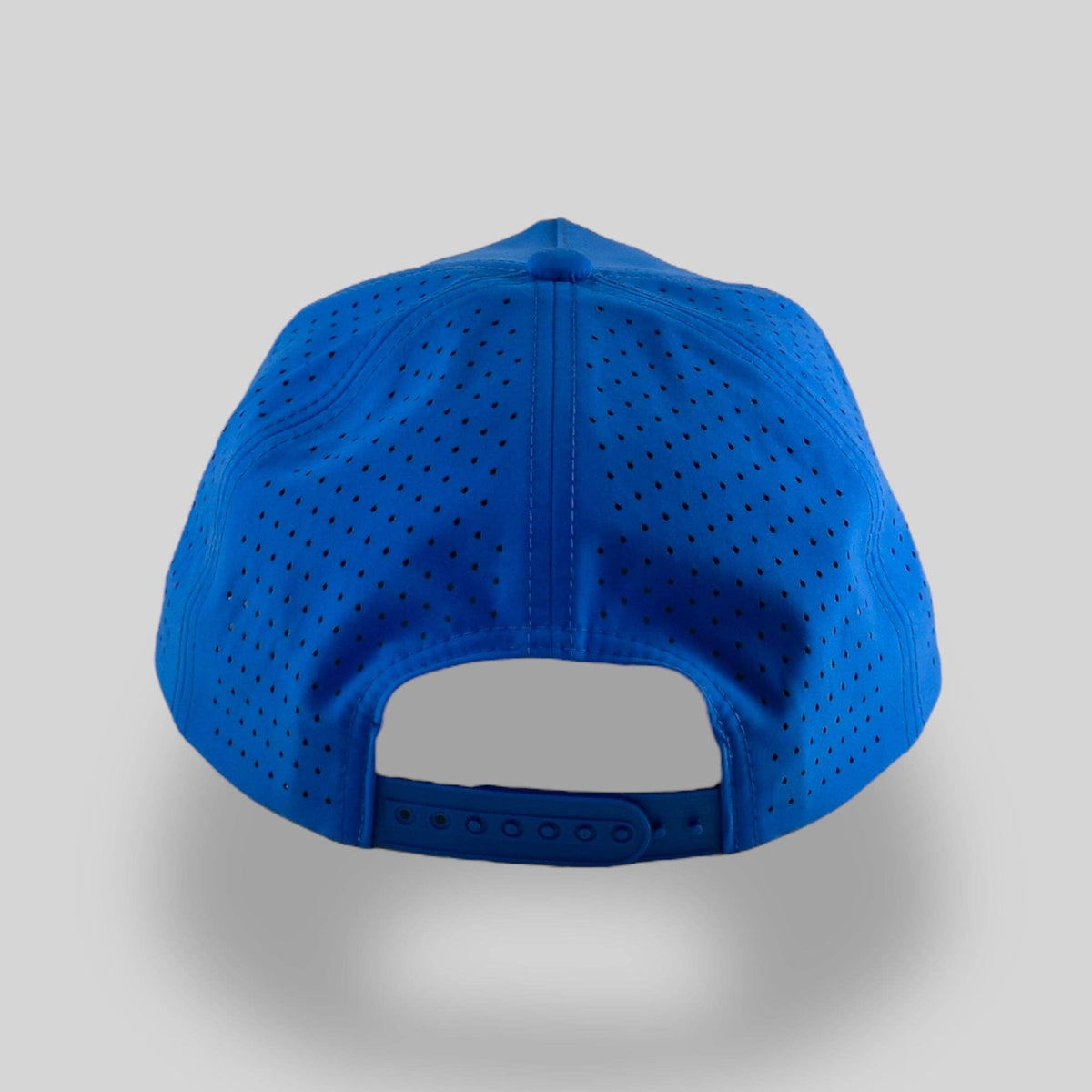 Blank Rope Hats - Perforated Structured Royal Blue / White Rope