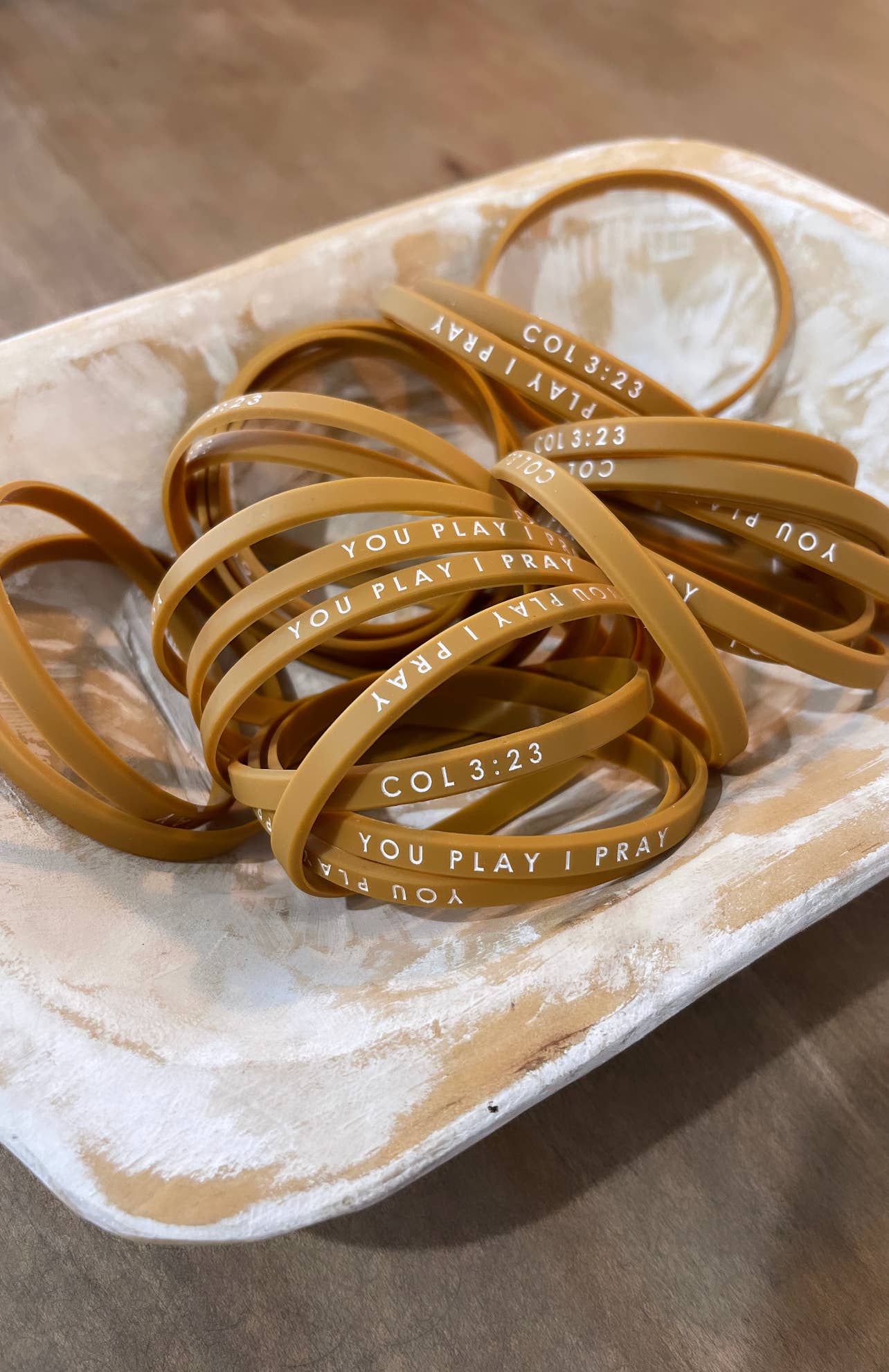 You Play I Pray -  Team Spirit Bracelets | Christian Gameday Gift | Sport Mom