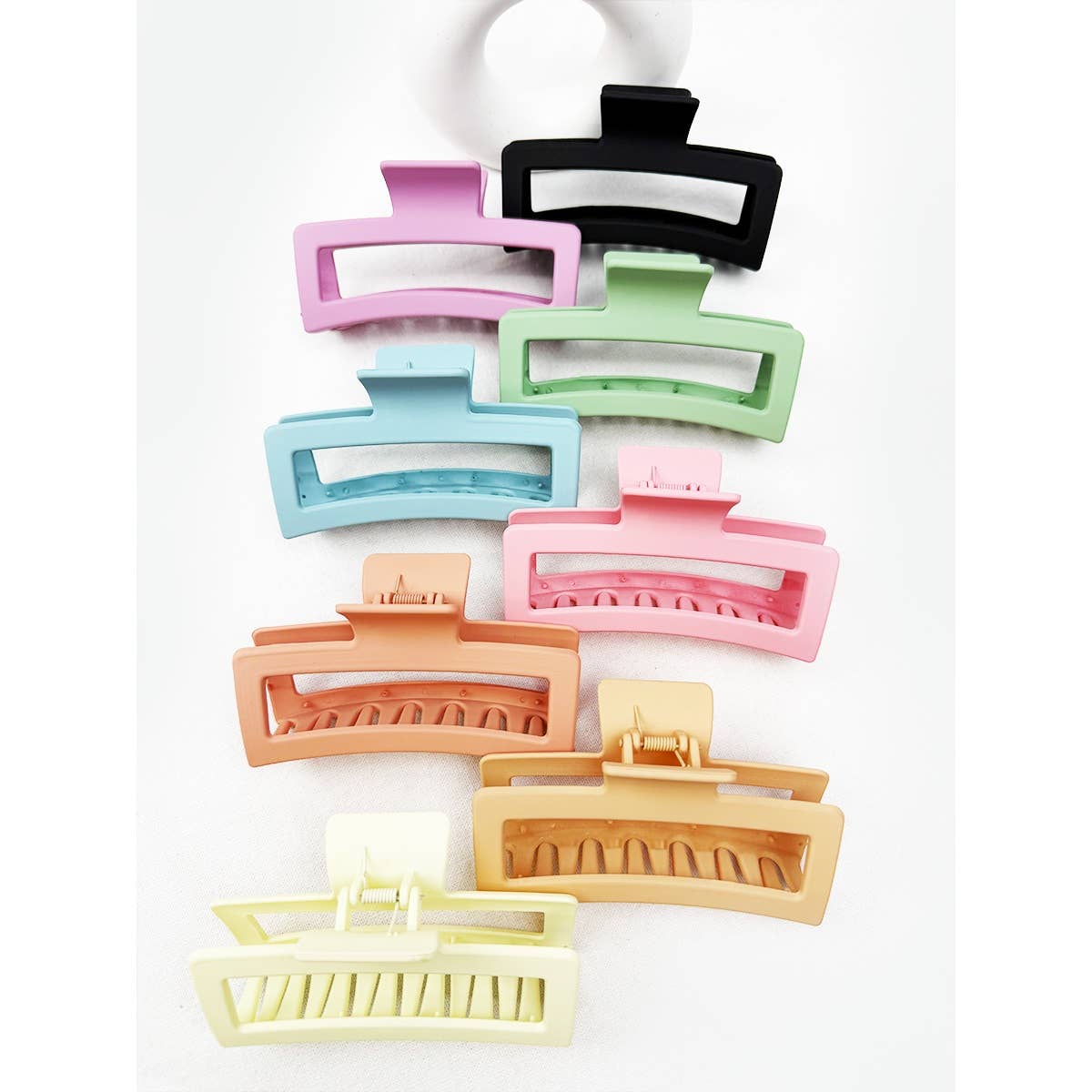 Extra Large Matte Rectangle Hair Claw