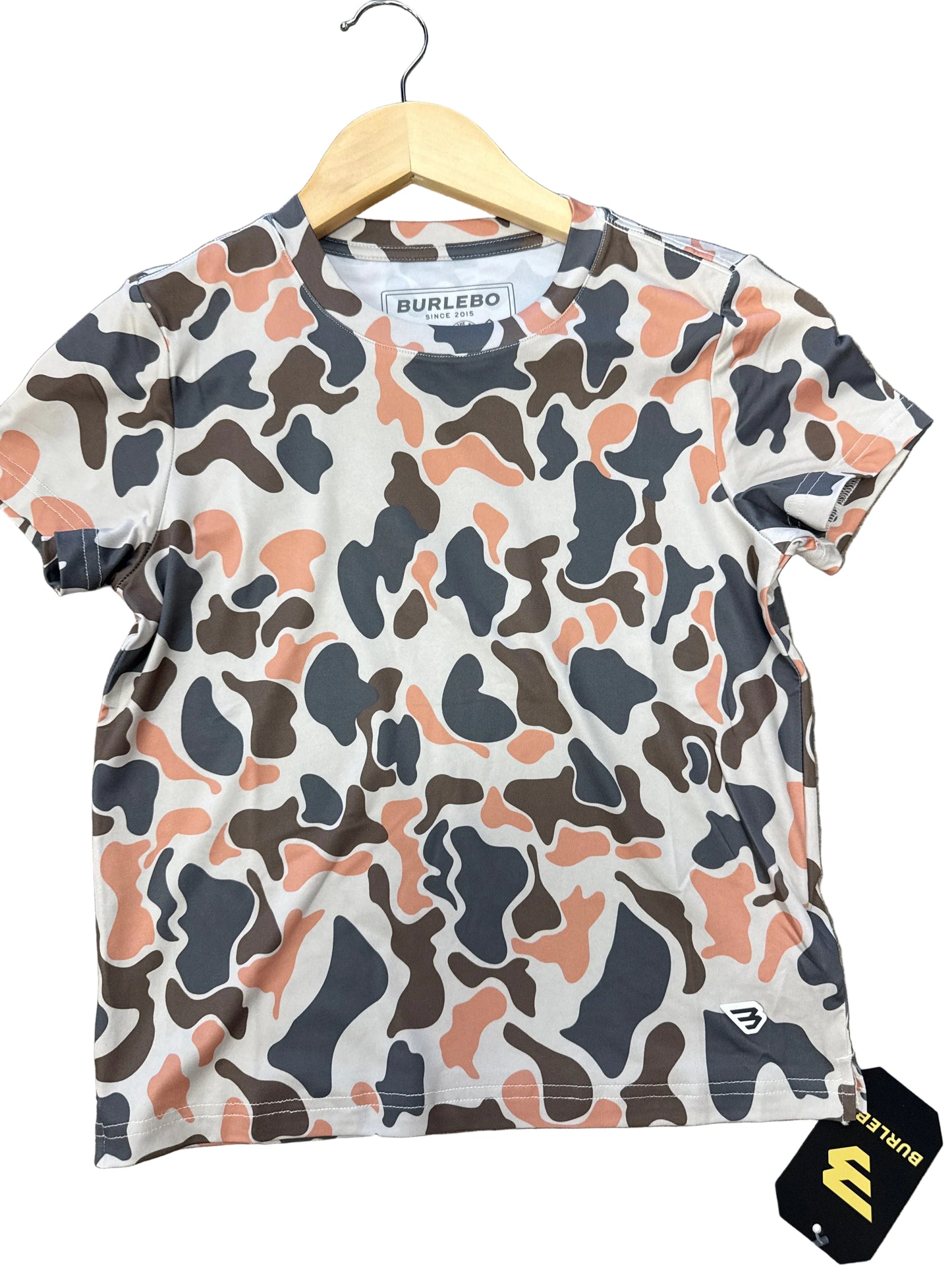 Burlebo Youth Go To Tee - Vintage Camo