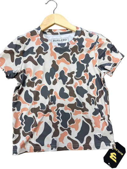 Burlebo Youth Go To Tee - Vintage Camo