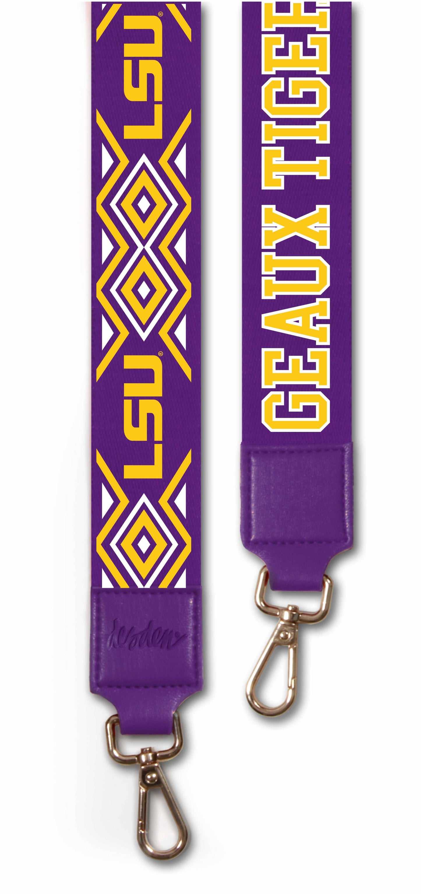 Desden - 2' wide Printed Purse Strap- LSU