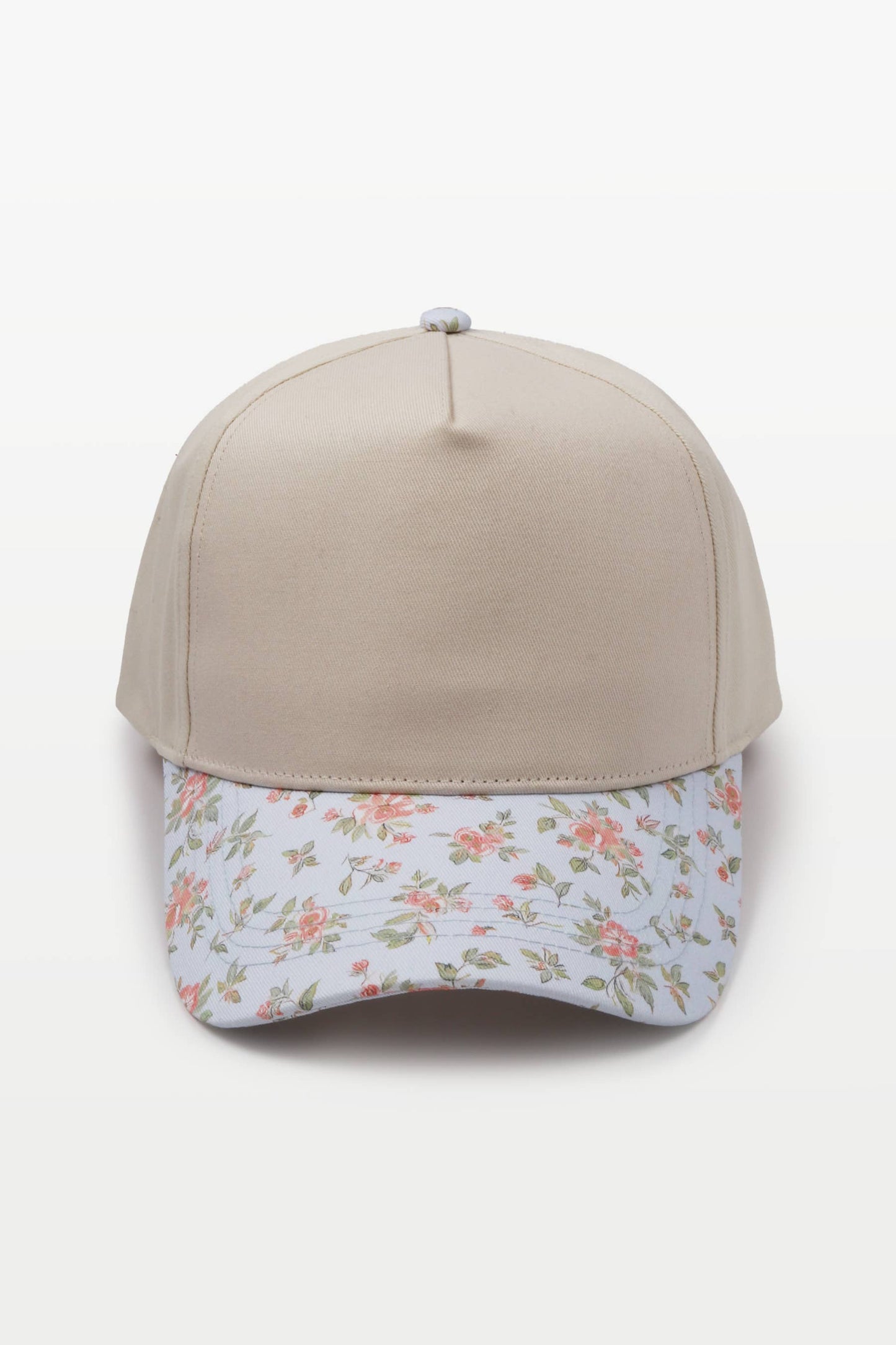 David And Young - FLORAL PRINT BRIM Two Tone Baseball Cap