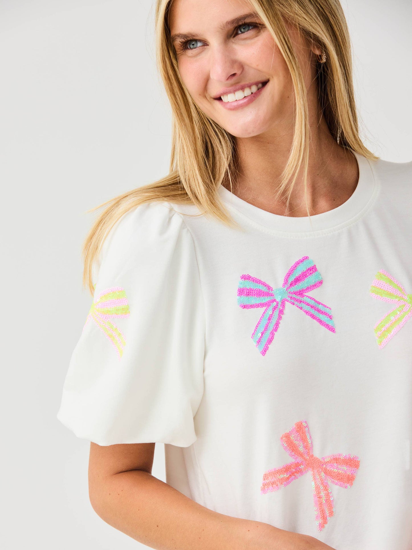 Tina Bows Sequin Set