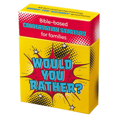 Conversation Starters for Families Would you Rather