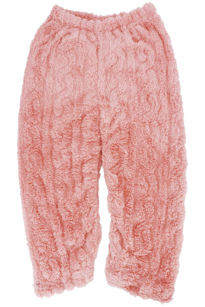 Cap Zone - Kids Cable Fuzzy Sherpa Fleece Pajama Sets