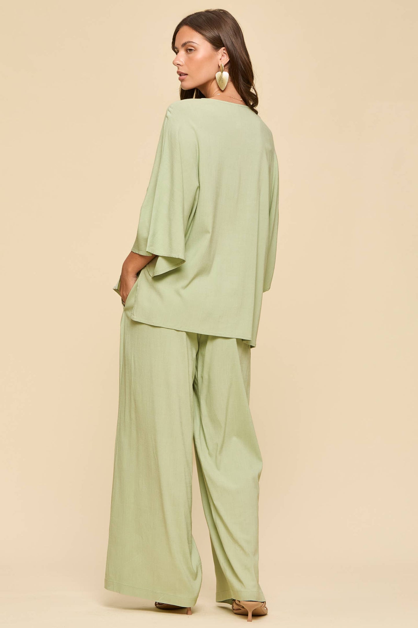 Dear Scarlett - 2-Piece Linen Summer Set