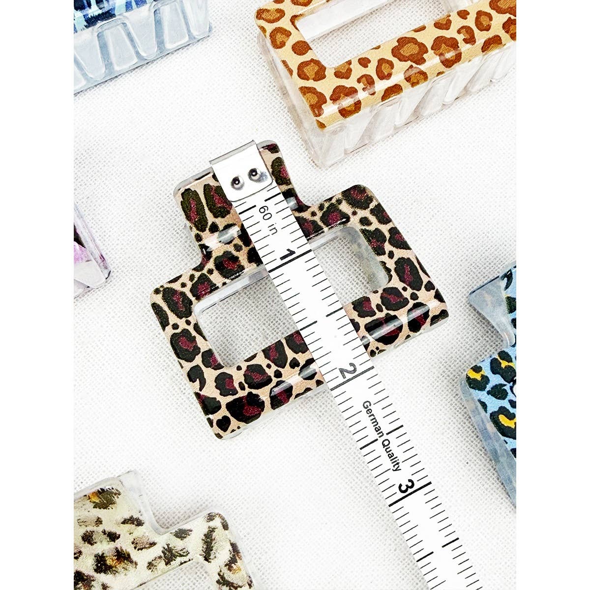 Leopard Print Medium Size Hair Clip Claw Clip