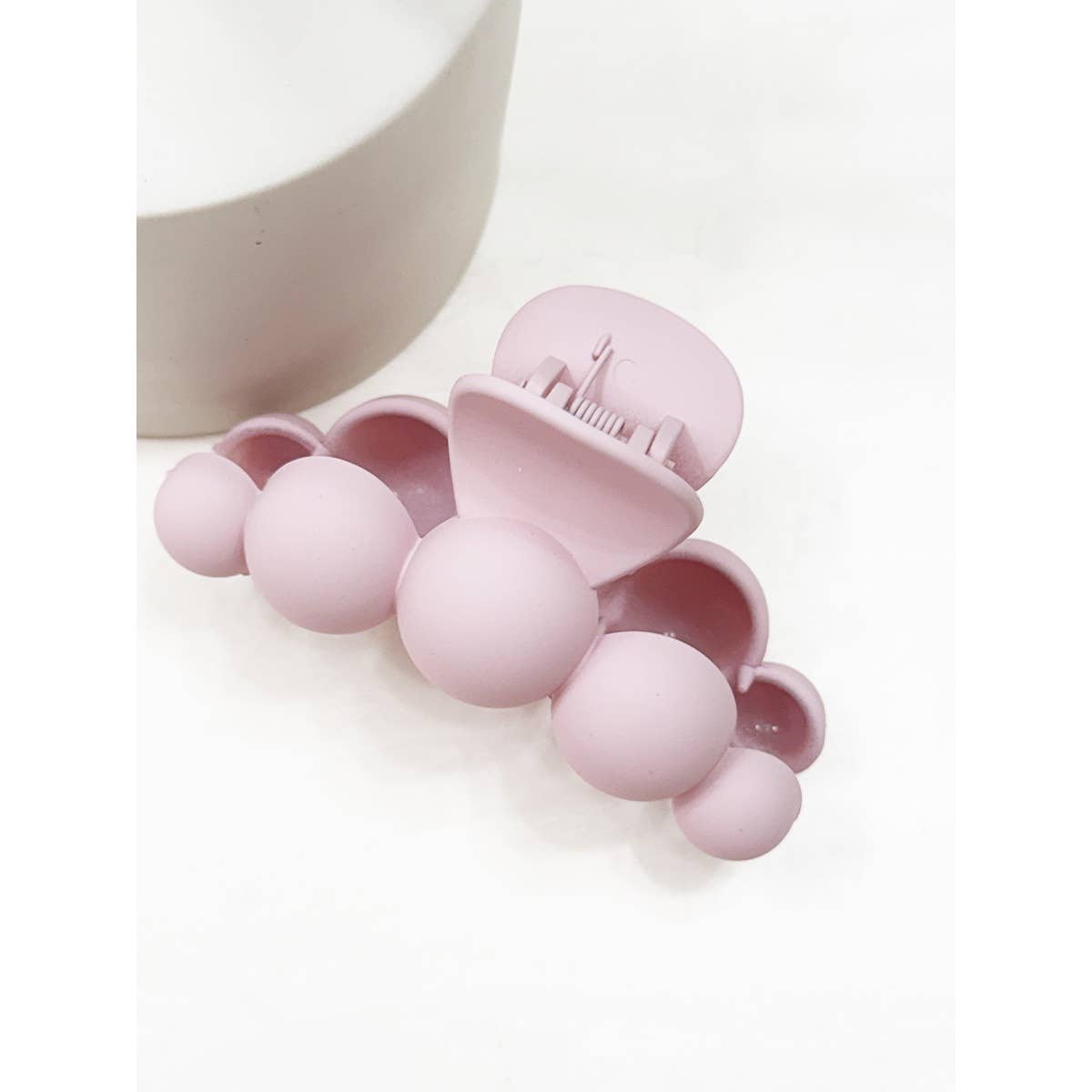 Soft Matt Bubble Pearl Hair Claw Clips
