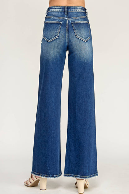 Petra153 - P7028W-DM SUPER SOFT TOUCH HIGH RISE COMFORT WIDE LEG