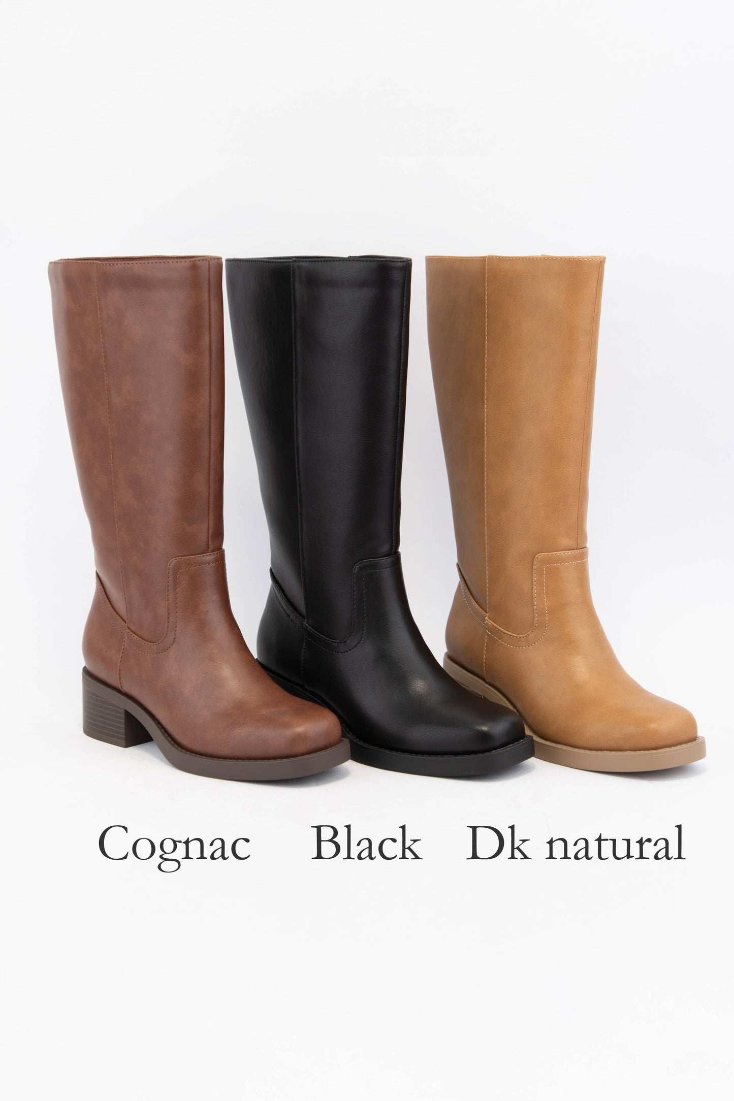 CCOCCI - BELVIN MINIMAL DESIGN PULL-ON STYLE RIDING BOOTS