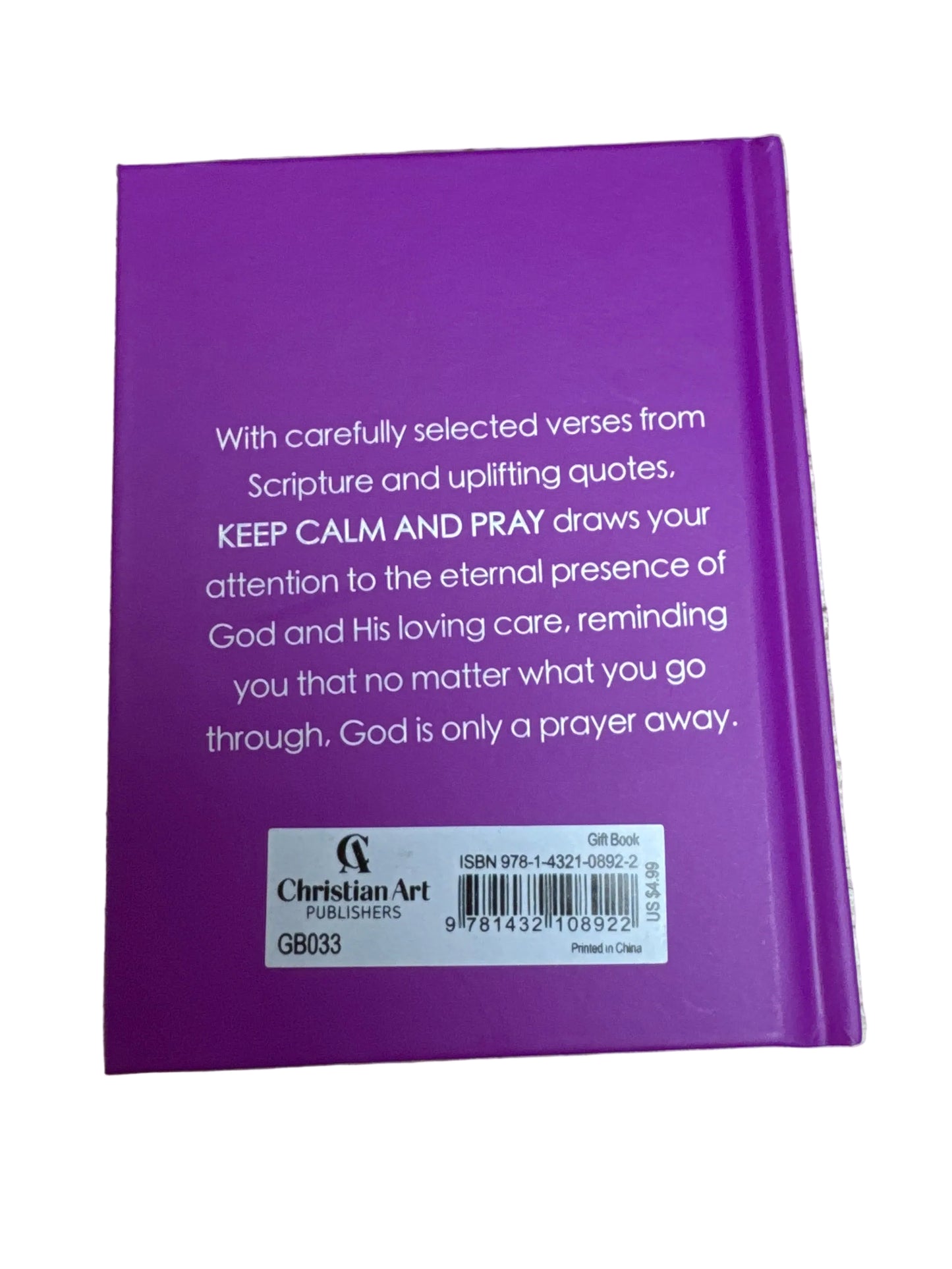 Keep Calm and Pray Book