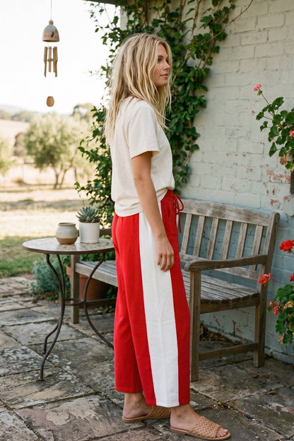 Sewn and Seen - Scuba Side Panel Gameday Relaxed Pants