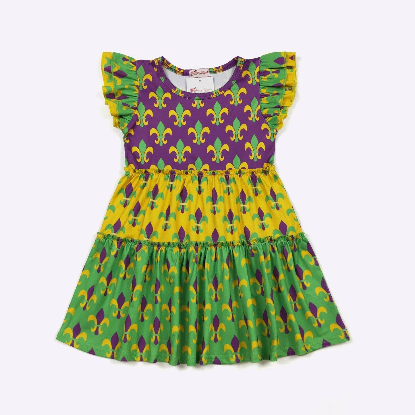 Clover Cottage - Fleur De Lis Girls Dress