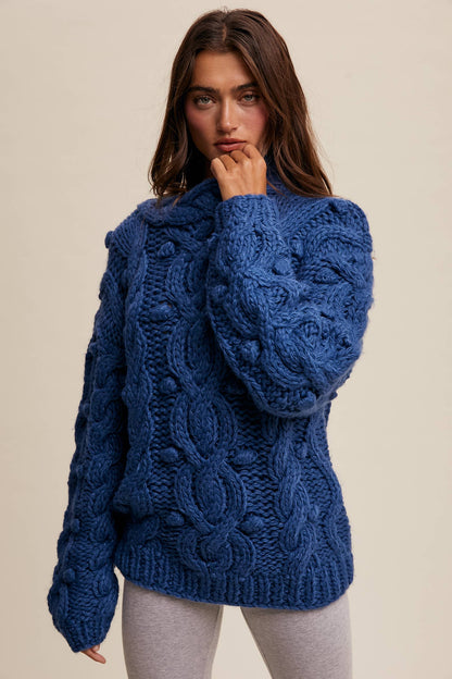 Listicle - Chunky Cable Knit Sweater LSW0942