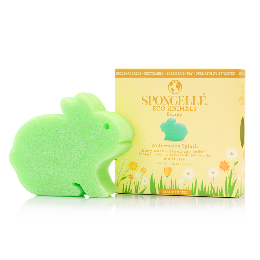 Spongellé Bunny Eco Animals Kids Body Buffer