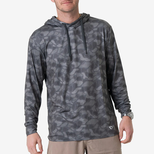 Burlebo Performance Hoodie Stone Camo