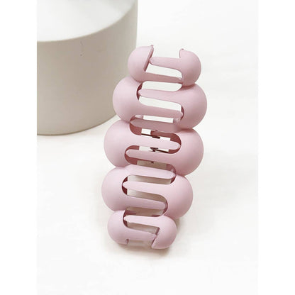 Soft Matt Bubble Pearl Hair Claw Clips
