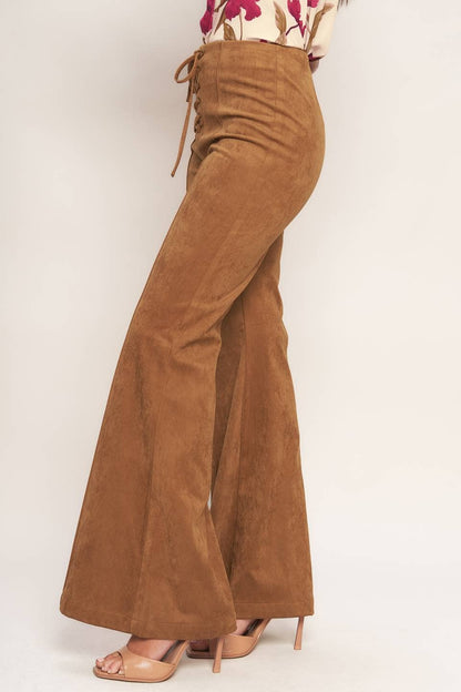 FLYING TOMATO - A faux suede pant - IP9051
