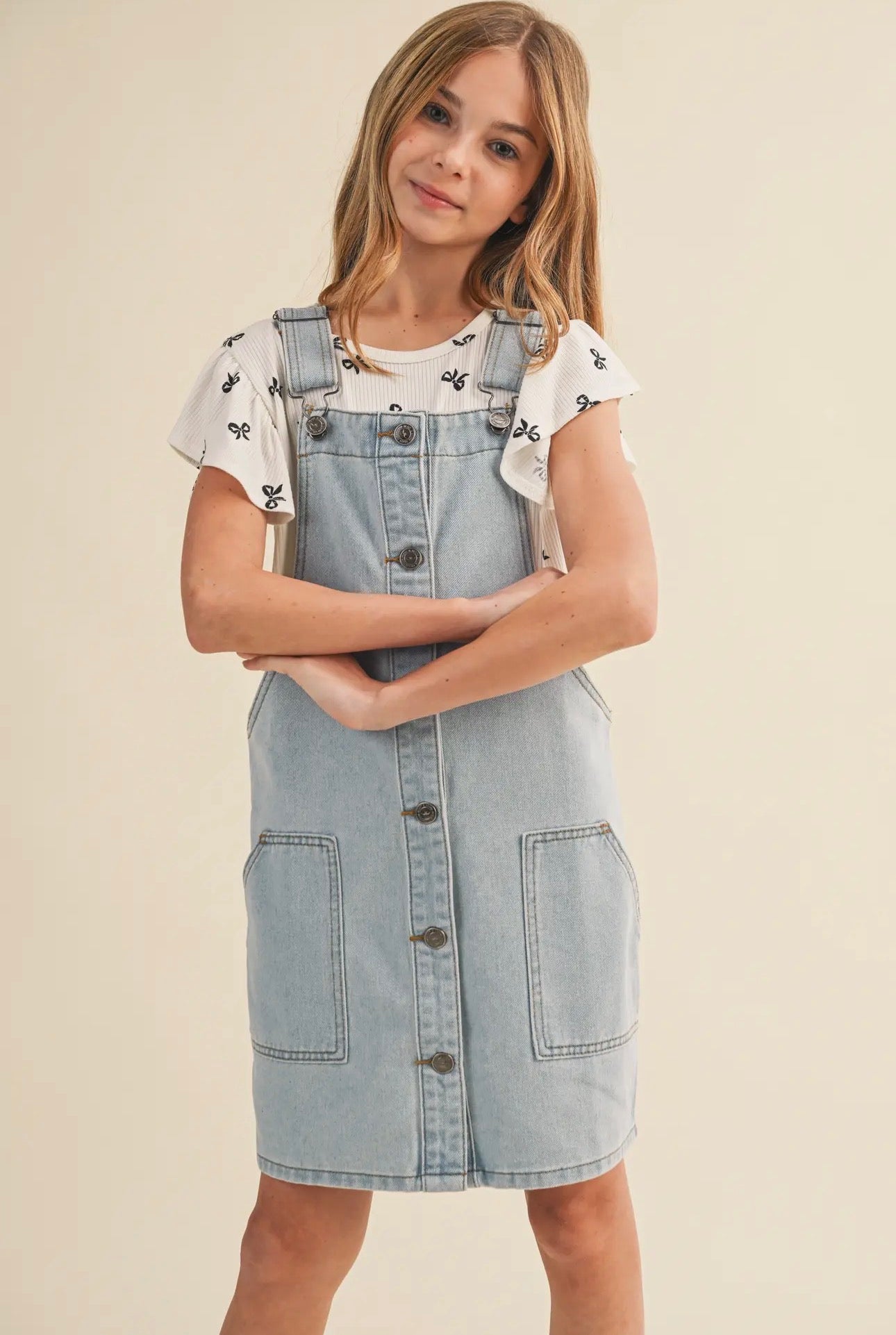 The Shimmer Shack Tween Everyday Denim Jumper
