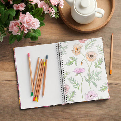 Christian Art Gifts - Coloring Book Spiral Grow in Grace 2 Peter 3:18