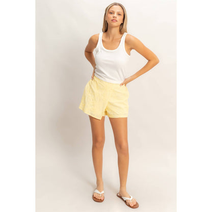 HYFVE - Floral Embroidered Wrap Skort