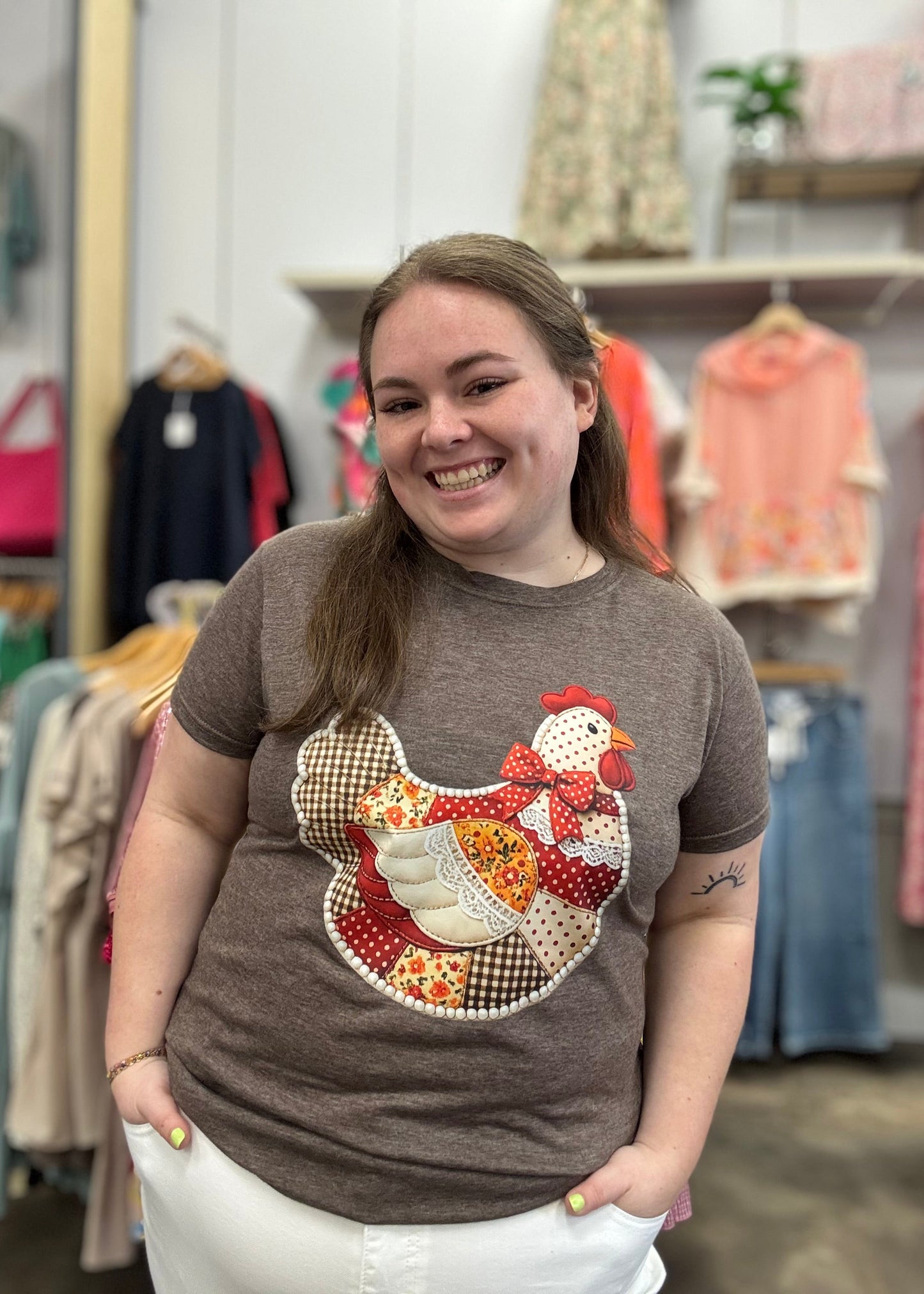 Quilted Chicken T-Shirt