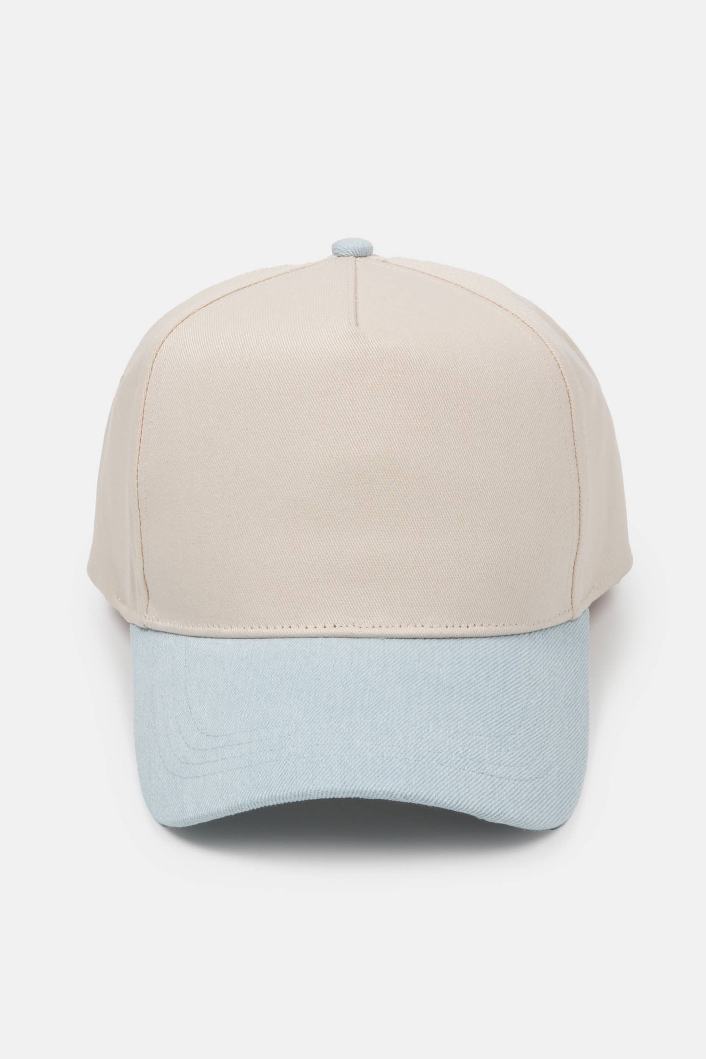 David And Young - Two Tone Denim 5 Panel Baseball Cap