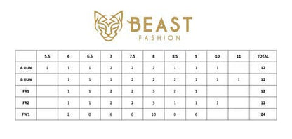 BEAST FASHION - LEO-21 Stacked Heel Mules