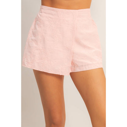 HYFVE - Floral Embroidered Wrap Skort