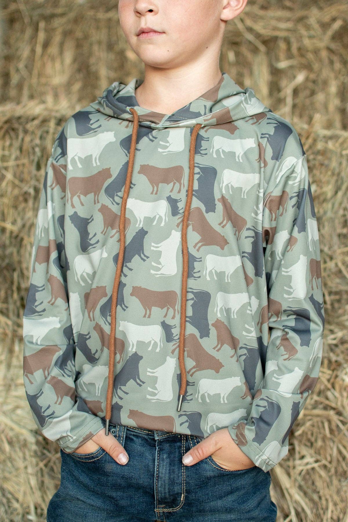 American Farm Company - Cow Camo™ Toddler/Youth Performance Hoodie