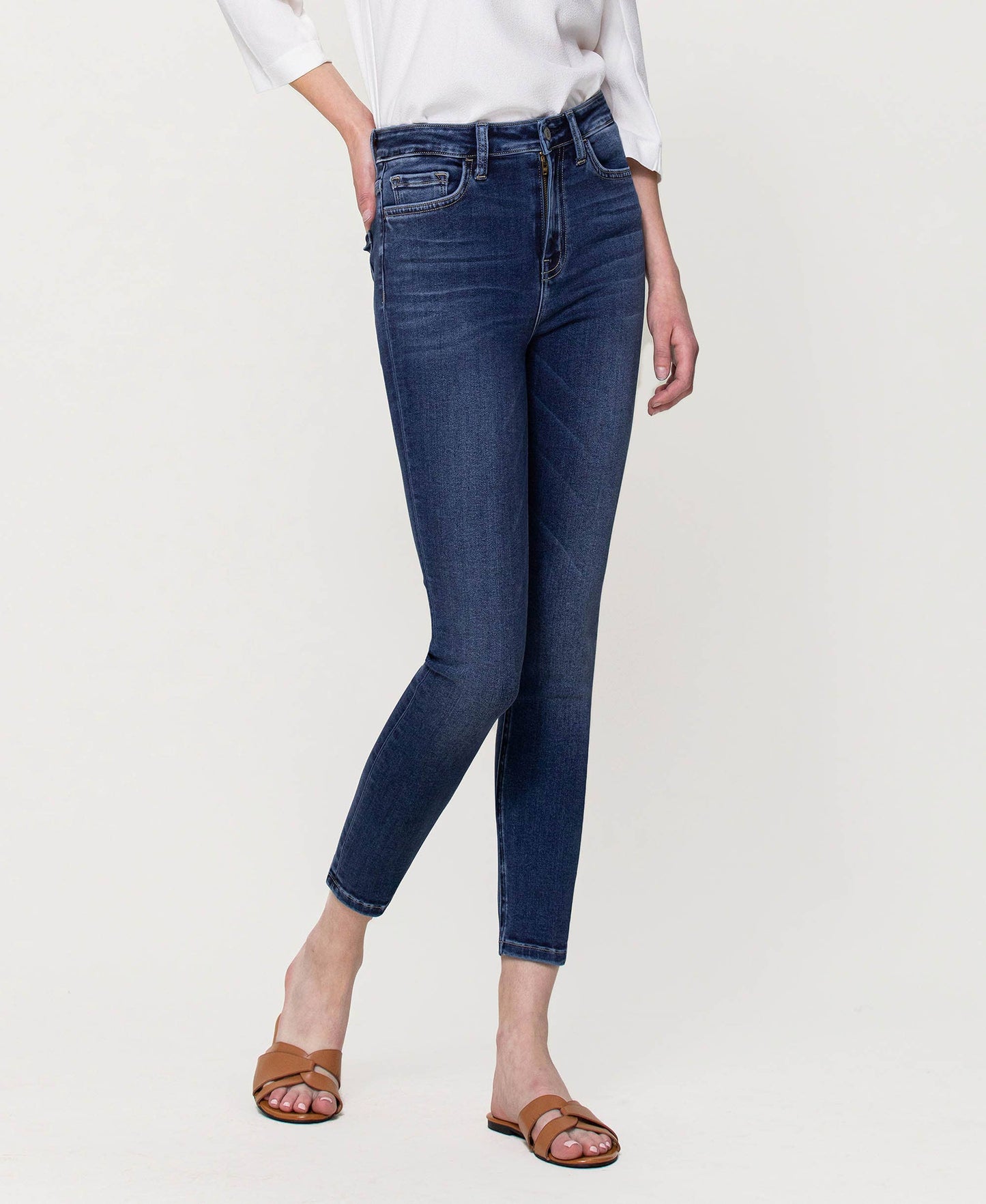 FLYING MONKEY - HIGH RISE SUPER SOFT CROP SKINNY JEANS