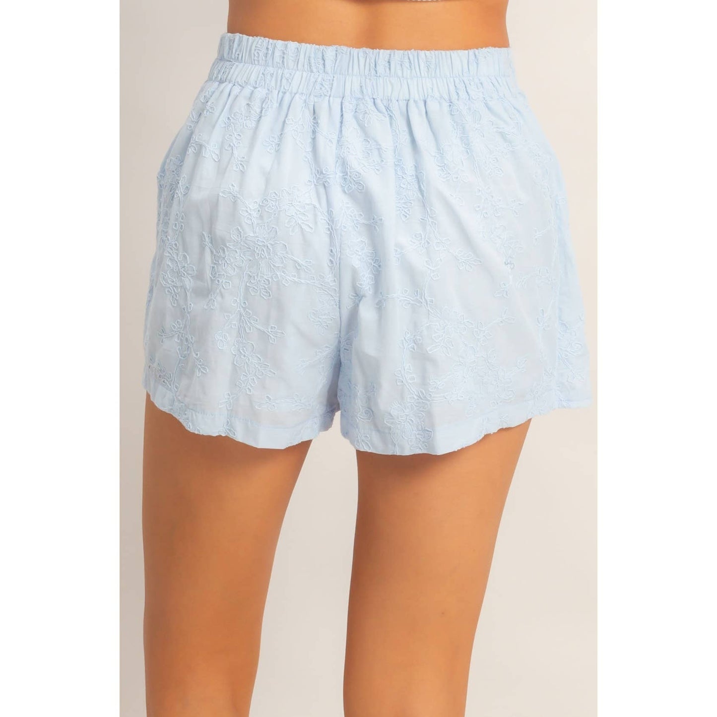 HYFVE - Floral Embroidered Wrap Skort