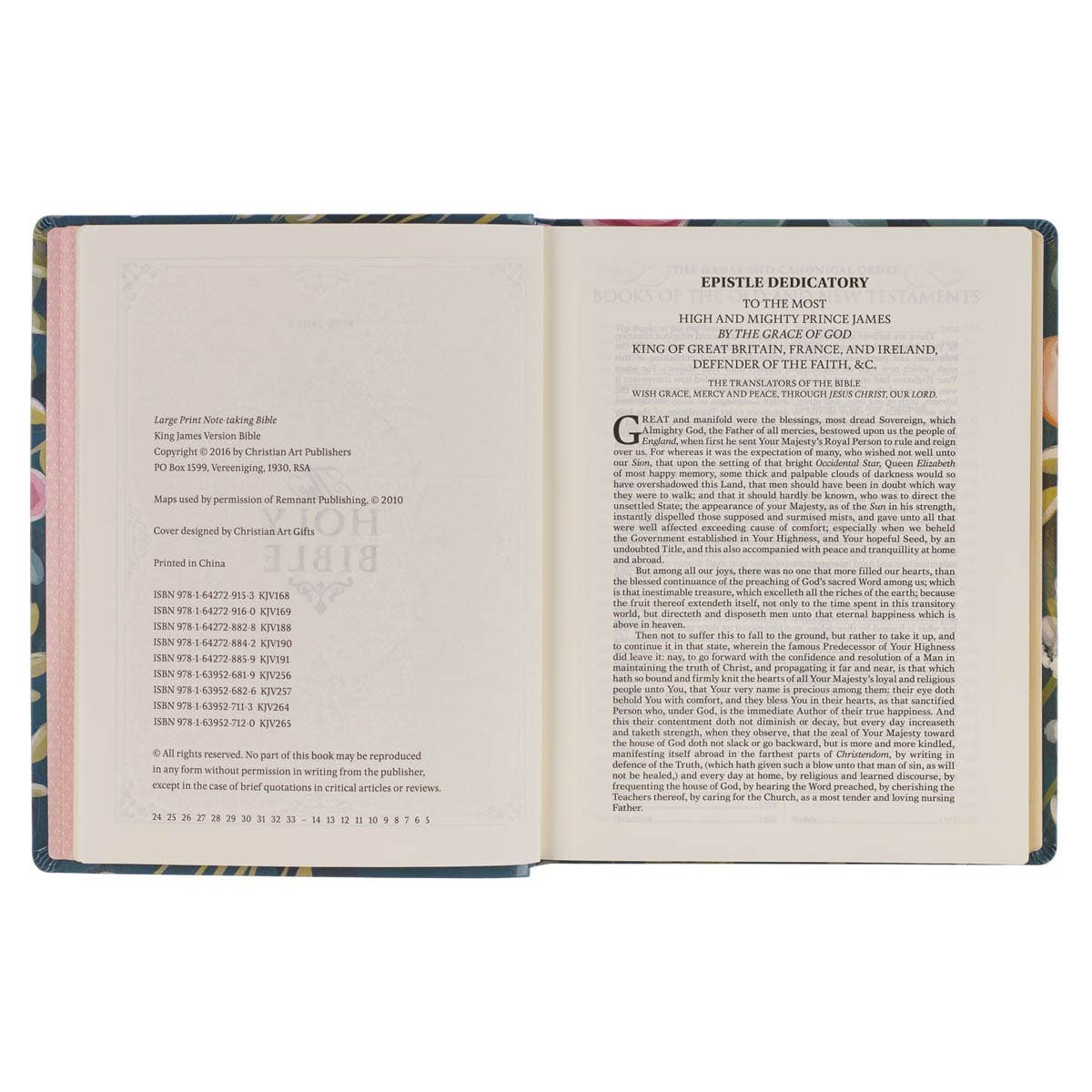 Christian Art Gifts - KJV LP Note Bible LP Faux Leather Love The Lord Matt 22:37