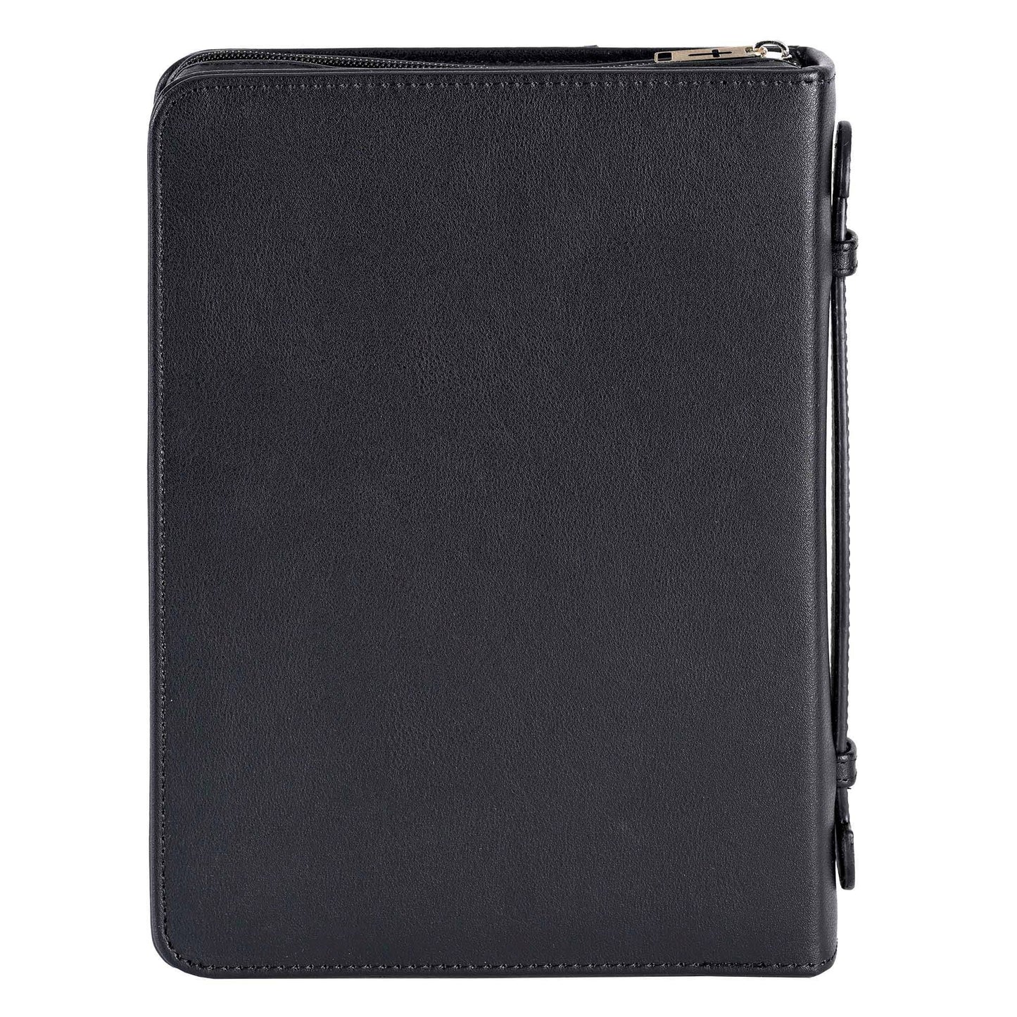 White Dove BIBLE COVER CLASSIC FAUX LEATHER-BLACK-XXL