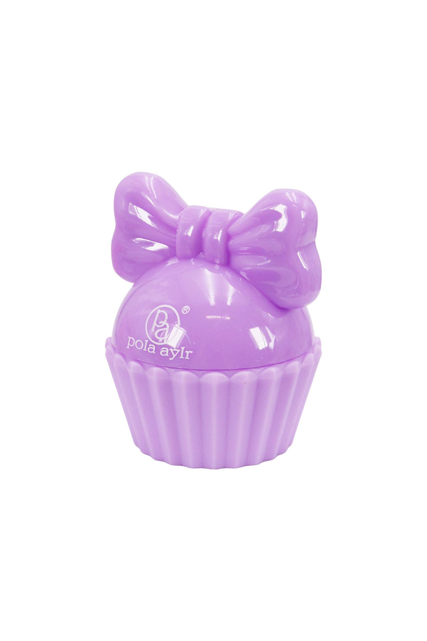 Cap Zone - Cupcake Ribbon Bow Round Lip Balm - 24 Pcs