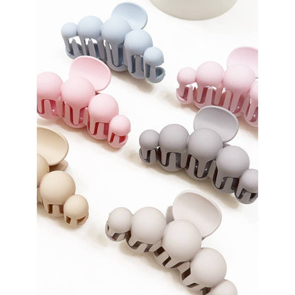 Soft Matt Bubble Pearl Hair Claw Clips