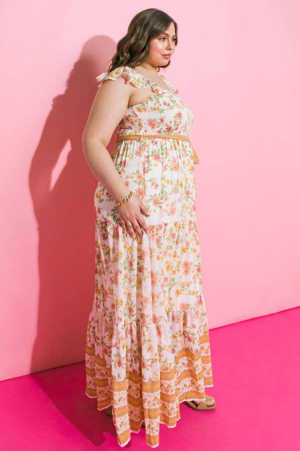 Woven maxi dress-LD1448-PP.